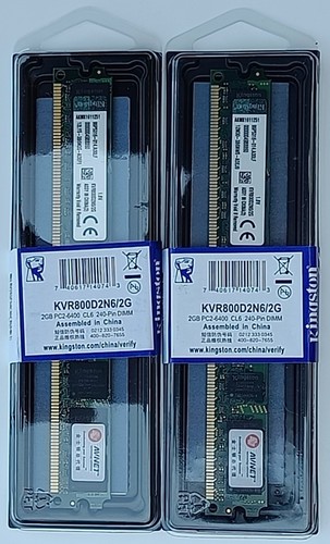 Memorie ram kingston 2x - ram, gb