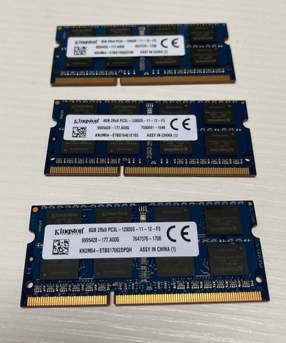 Kingston ram 8gb - 8gb, ddr3