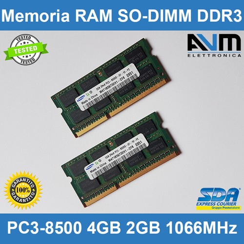 Memoria ram dimm ddr3 - so-dimm,