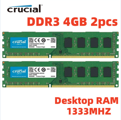 Crucial ddr3 1333 mhz 2 - 8,
