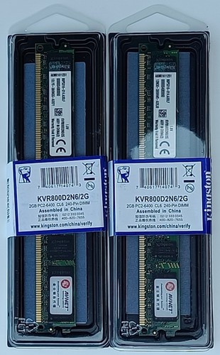 Memorie ram kingston 2x - ram, 4
