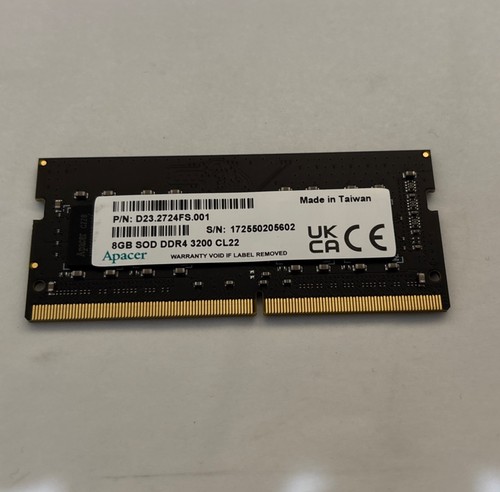Ram ddr4 8gb 3200mhz dimm - 3200mhz, so-dimm